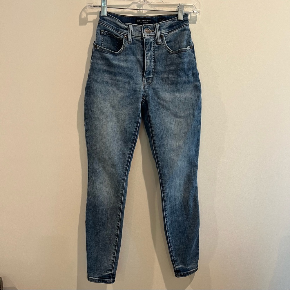 Lucky Brand ankle Bridgette hi rise jeans